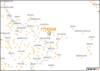 map of Taška