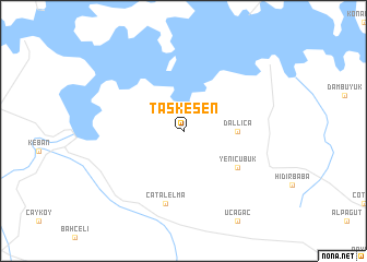 map of Taşkesen