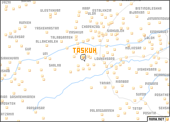 map of Ţāskūh