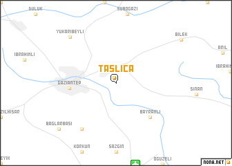 map of Taşlıca