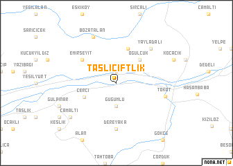 map of Taşlıçiftlik