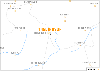 map of Taşlıhüyük