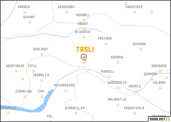 map of Taşlı