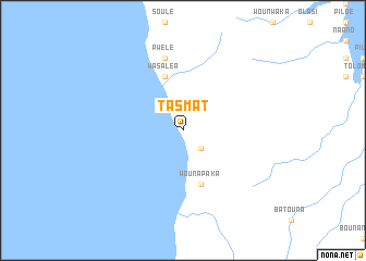 map of Tasmat