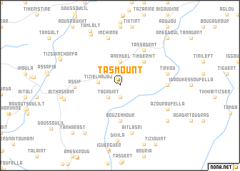 map of Tasmount