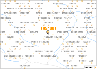 map of Tasmout