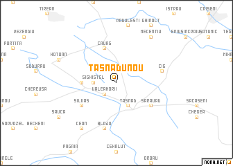 map of Tăşnadu Nou