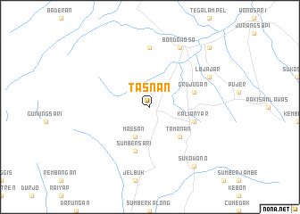 map of Tasnan