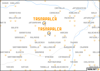 map of Tasnapalca