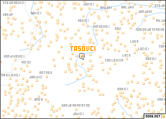 map of Tasovci