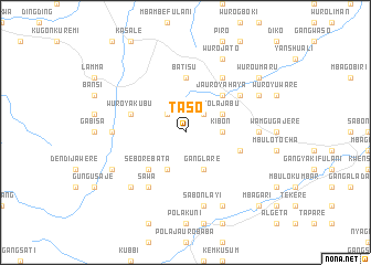 map of Taso