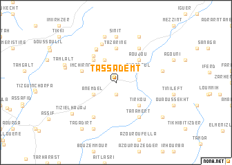 map of Tassademt