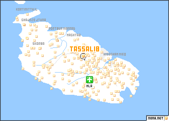 map of Tas-Salib