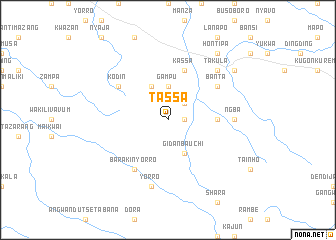 map of Tassa