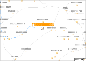 map of Tassé Bangou