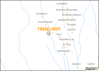 map of Tasselment