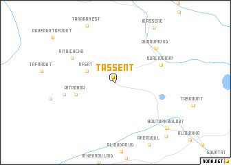 map of Tassent