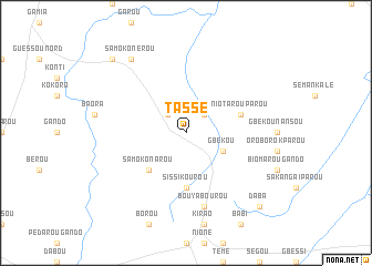 map of Tassé