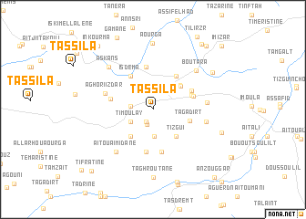 map of Tassila