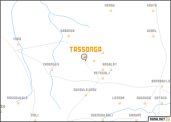 map of Tassonga