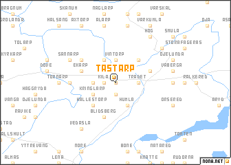 map of Tåstarp