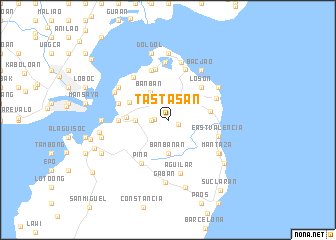 map of Tastasan