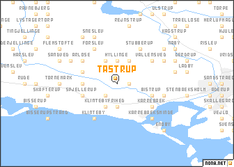 map of Tåstrup