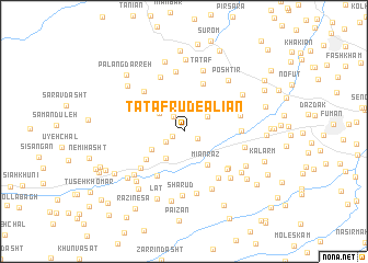 map of Taţaf Rūd-e Ālīān