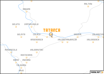 map of Tătarca