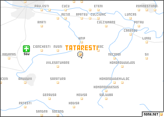 map of Tătăreşti