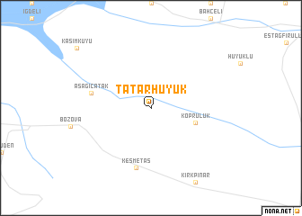 map of Tatarhüyük