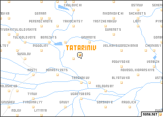 map of Tatariniv