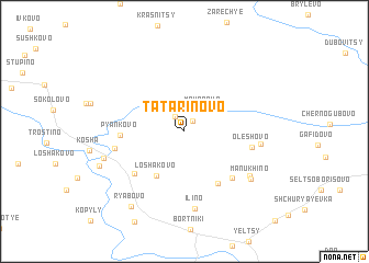 map of Tatarinovo