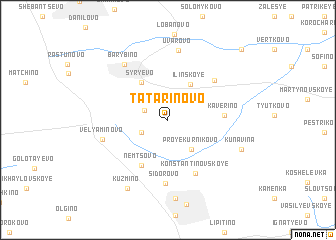 map of Tatarinovo