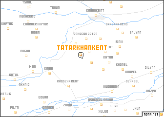 map of Tatarkhankent
