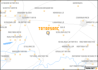 map of Tatársánc