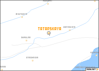 map of Tatarskaya