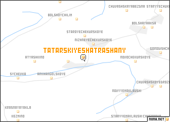 map of Tatarskiye Shatrashany