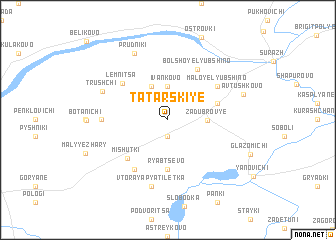 map of Tatarskiye