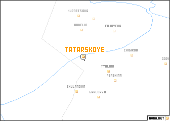 map of Tatarskoye