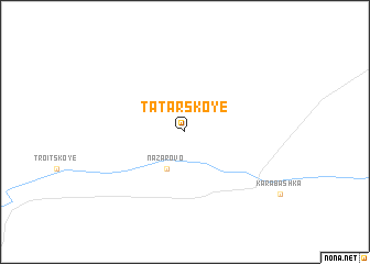 map of Tatarskoye