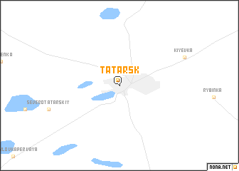 map of Tatarsk