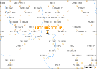 map of Ta Tcha Antour