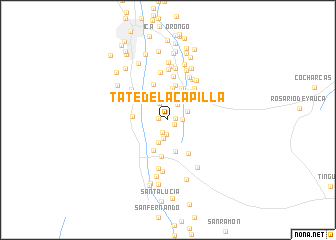 map of Tate de La Capilla