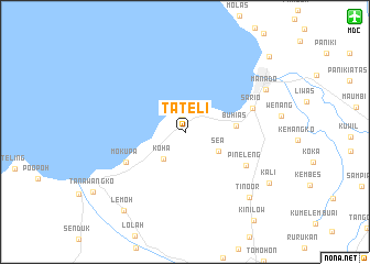 map of Tateli