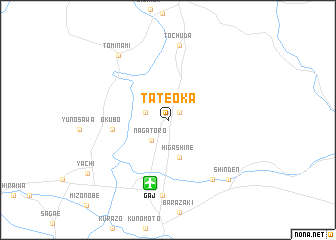 map of Tateoka