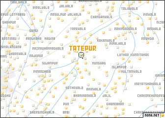 map of Tātepur