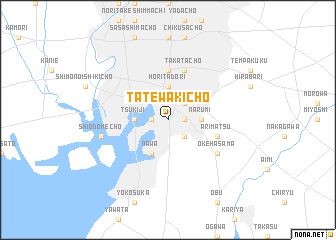 map of Tatewakichō