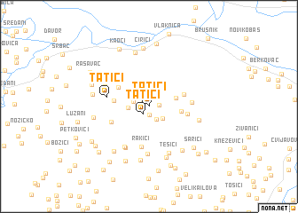 map of Tatići