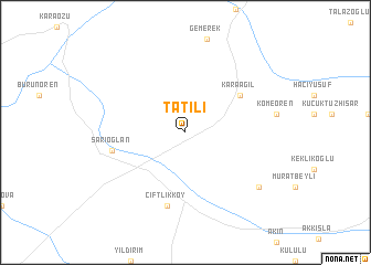 map of Tatılı